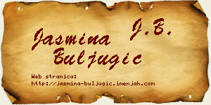 Jasmina Buljugić vizit kartica